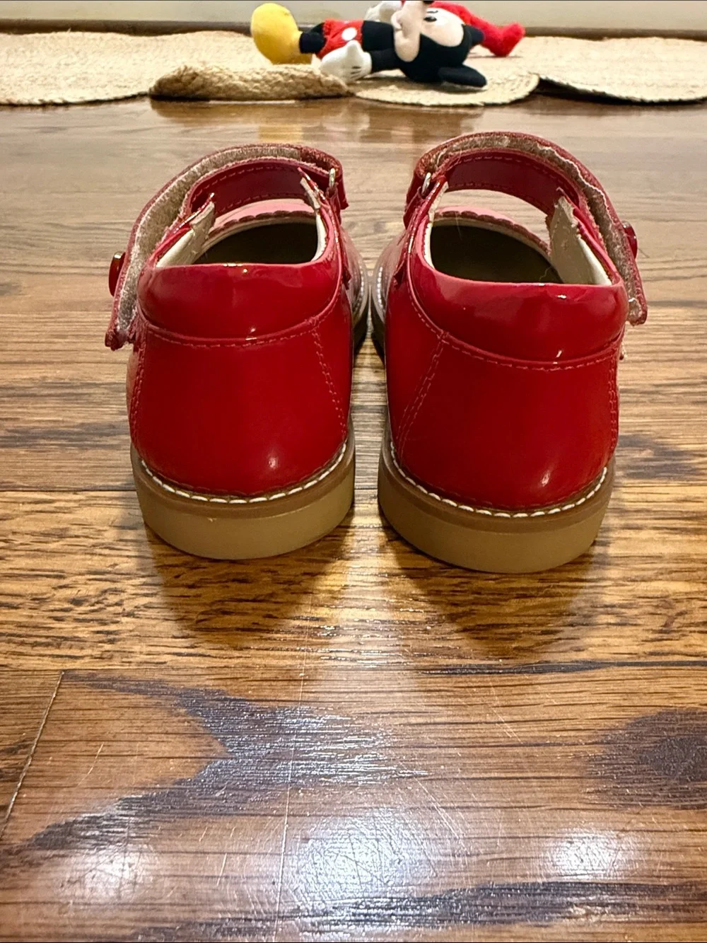 Elephantito Red Patent Mary Jane Dress Shoes